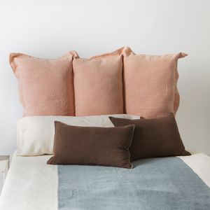 upholstery fabric / for curtains / plain / linen