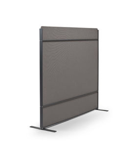 mobile partition / modular / laminate / aluminum