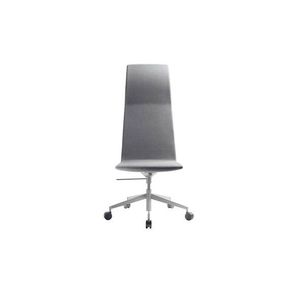 contemporary office chair / on casters / upholstered / swivel