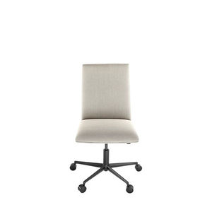 contemporary office chair / on casters / stackable / upholstered