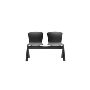 aluminum beam chairs / polypropylene / 2-person / for reception areas