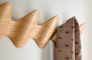 wall-mounted coat rack