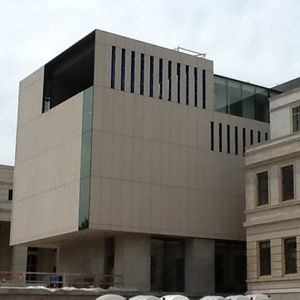 limestone cladding / natural / panel / stone look