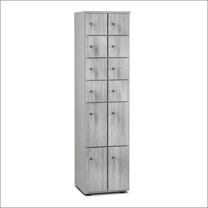 steel left-luggage locker 1
