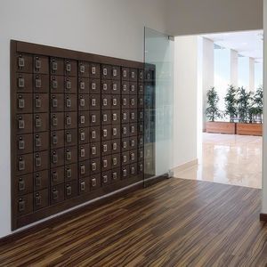 steel left-luggage locker 1
