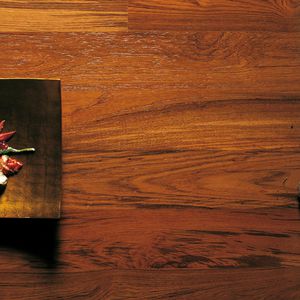engineered parquet floor / glued / teak / birch