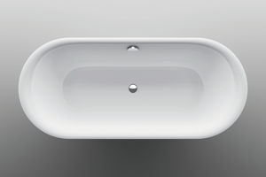 oval bathtub