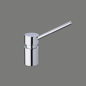 built-in soap dispenser / chrome / manual