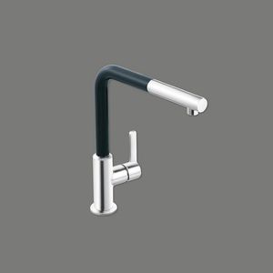chromed metal mixer tap / kitchen / 1-hole / swivel spout