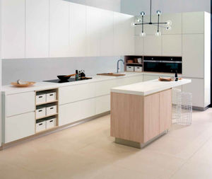 Solid Surface kitchen / contemporary / particle board / aluminum
