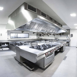 metal commercial kitchen