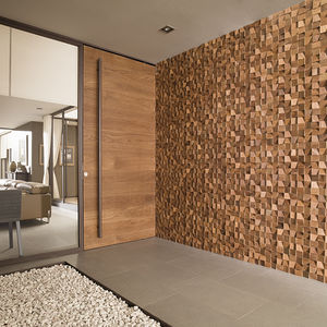 indoor mosaic tile / wall / wooden / matte