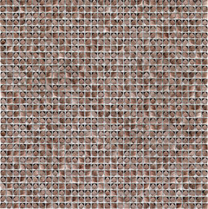 indoor mosaic tile / wall / aluminum / matte