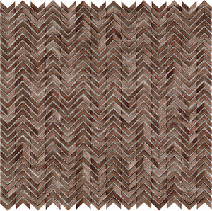 indoor mosaic tile / wall / aluminum / matte