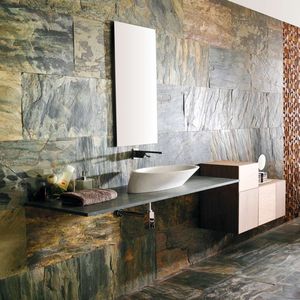 indoor tile / bathroom / wall / slate