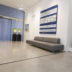 aluminum expansion joint / for floors