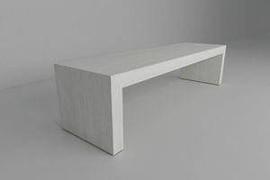 locker room bench / contemporary / HPL / custom