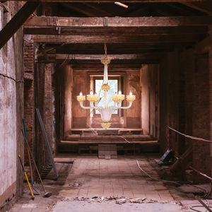traditional chandelier / blown glass / Murano glass / incandescent