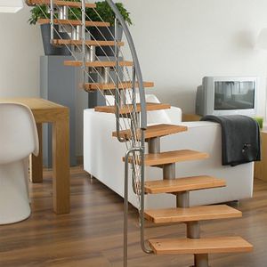 straight staircase