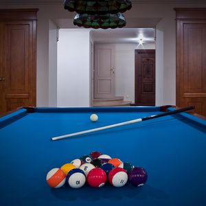 contemporary pool table