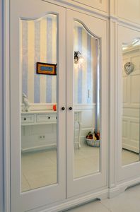 traditional walk-in wardrobe