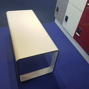contemporary locker room bench