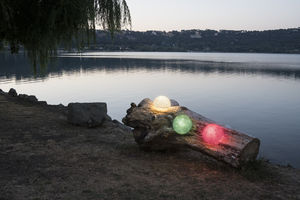 portable lamp / contemporary / fiberglass / in Nebulite®