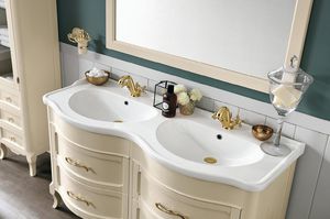 double washbasin cabinet