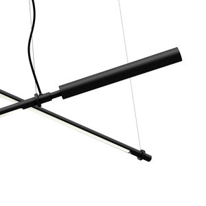pendant lamp / original design / aluminum / methacrylate