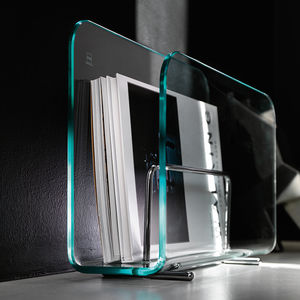 contemporary magazine rack