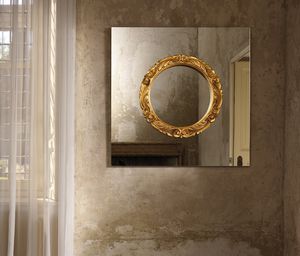 wall-mounted mirror