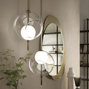 blown glass lamp