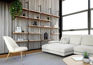 wall-mounted bookcase