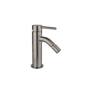bidet mixer tap / stainless steel / bathroom / 1-hole