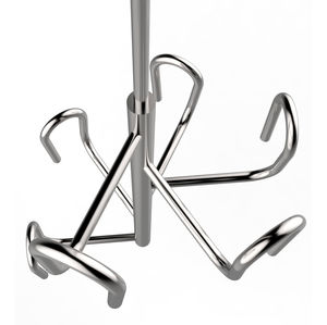 ceiling-mounted coat rack
