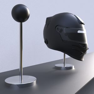 stainless steel helmet holder
