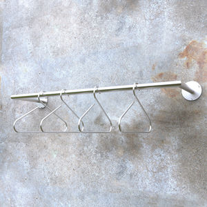 wall-mounted coat hanger rack