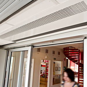 recessed air curtain / commercial / for suspended ceilings / hidden