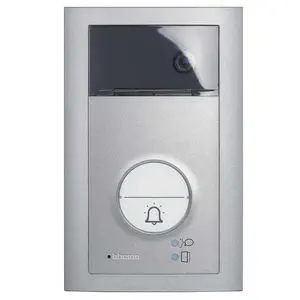 Metal door station - 343093 - Bticino - white / black / gray
