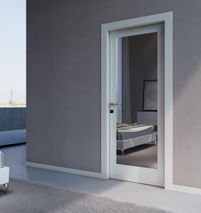 door with mirror