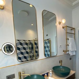hanging bathroom mirror