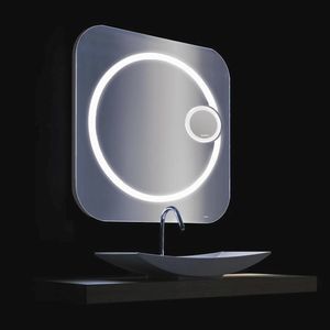 wall-mounted bathroom mirror