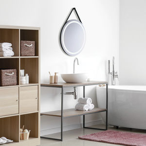 LED-illuminated bathroom mirror 1