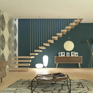 straight staircase