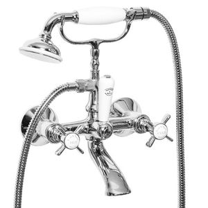 double-handle bathtub mixer tap