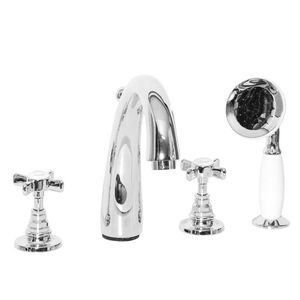 double-handle bathtub mixer tap