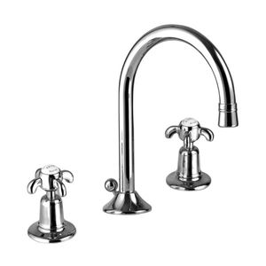 double-handle washbasin mixer tap
