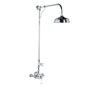 wall-mounted shower set / traditional / commercial / thermostatic