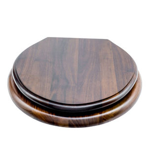 walnut toilet seat