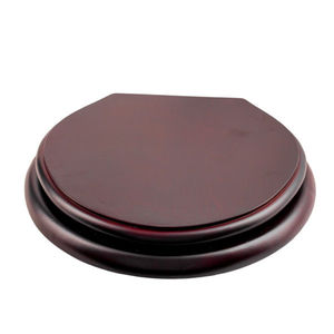 mahogany toilet seat